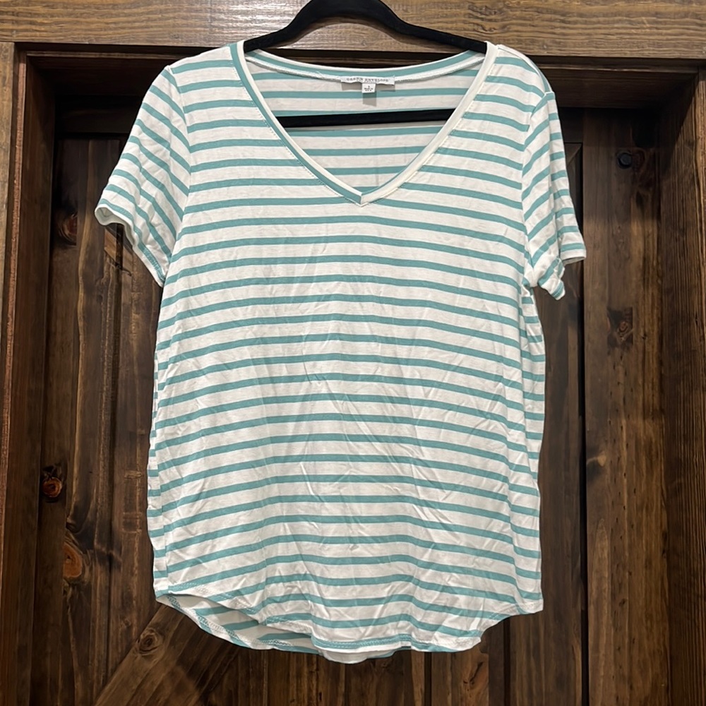 Striped VNeck